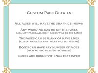 Personalized Wedding Guest Book - Antique Style, Emerald Green