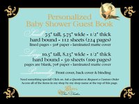 Peter Rabbit Baby Shower Guest Book for Baby Wishes, Advice for Parents - Vintage Style