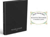 Classic Black Journal Personalized with Name & Monogram or Quote