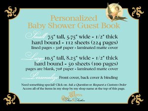 Storybook Baby Shower Guest Book - Vintage Beatrix Potter - Personalized
