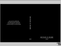 Classic Men's Blank Page Book in Black  - Personalized Freeform Journal or Sketchbook