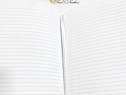 Classic Black Journal Personalized with Name & Monogram or Quote