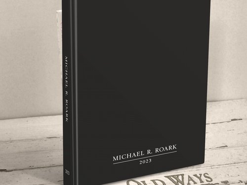 Classic Men's Blank Page Book in Black  - Personalized Freeform Journal or Sketchbook