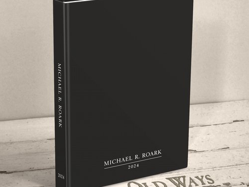 Classic Black Journal Personalized with Name & Monogram or Quote