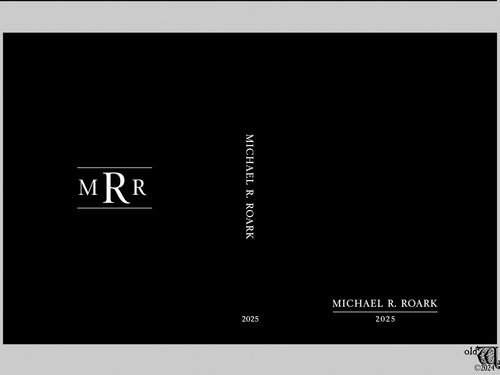 Classic Black Journal Personalized with Name & Monogram or Quote